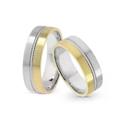 KARIKAGYŰRŰ PÁRBAN 14K ARANY 12,3 GR