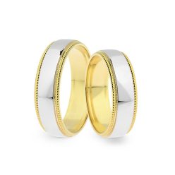 KARIKAGYŰRŰ PÁRBAN 14K ARANY 10,8 GR