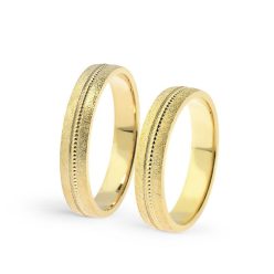 KARIKAGYŰRŰ PÁRBAN 14K ARANY 8 GR, CIRKÓNIA KŐVEL