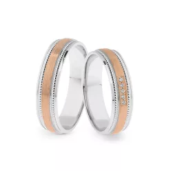 KARIKAGYŰRŰ PÁRBAN 14K ARANY 8,8 GR