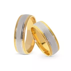 KARIKAGYŰRŰ PÁRBAN 14K ARANY 10,8 GR