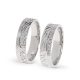 KARIKAGYŰRŰ PÁRBAN 14K ARANY 10,3 GR, GYÉMÁNT KŐVEL 0,06 CT