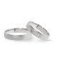 KARIKAGYŰRŰ PÁRBAN 14K ARANY 7,7 GR, GYÉMÁNT KŐVEL 0,03 CT