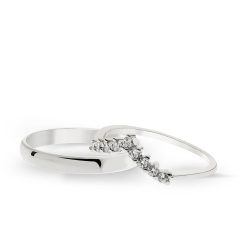   KARIKAGYŰRŰ PÁRBAN DREAM OF SICILY 14K ARANY 4,3 GR, CIRKÓNIA KŐVEL