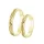 KARIKAGYŰRŰ PÁRBAN  ROSES OF ROME 14K ARANY 5.4 GR