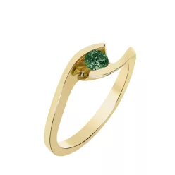   Capri INSPIRED BY DUBAI Eljegyzési Smaragd 14kt 0.30 ct gyűrű 