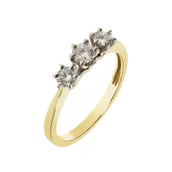 Capri Miami Vibe Eljegyzési Gyémánt 14kt 0.40 ct gyűrű 