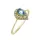 Capri Beauty of Sorrento Topáz 14kt  0.51ct gyűrű