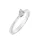 Capri Love Triangle Gyémánt 14kt  0.17ct Eljegyzési gyűrű