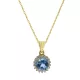 Capri The Golden Mile Topáz 14kt  1.02ct nyaklánc és medál