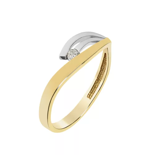 Capri Pure Elegance Gyémánt 14kt  0.05ct Eljegyzési gyűrű