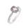 Capri Sardinia Dream Ametiszt és Gyémánt 14kt  0.6ct Eljegyzési gyűrű