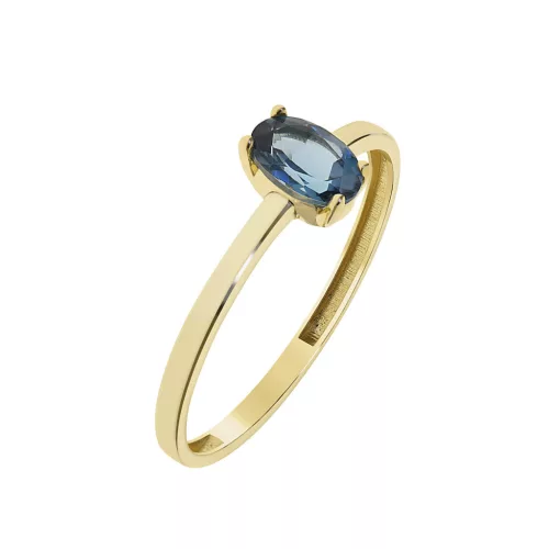 Capri Simple Perfect Topáz  14kt  0.57ct gyűrű