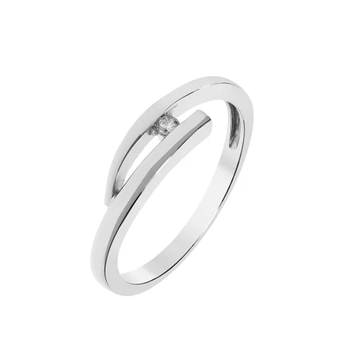 Capri Scandivanian Design Gyémánt 14kt  0.03ct Eljegyzési gyűrű