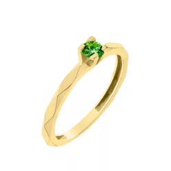  Capri One Million Zöld Gyémánt 14kt  0.175 ct Eljegyzési gyűrű