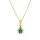 Capri Little Heaven  Smaragd 14kt  0.22ct nyaklánc és medál