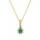 Capri Little Heaven  Smaragd 14kt  0.22ct nyaklánc és medál