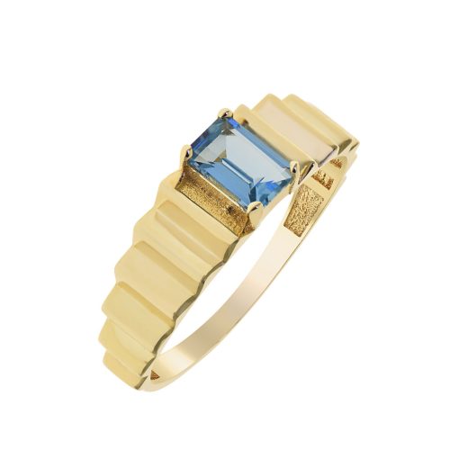 Capri Manhattan Baguette Topáz  14kt  0.64ct gyűrű