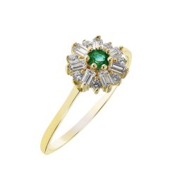 Capri Saint-Tropez Smaragd  14kt  0.08 ct gyűrű