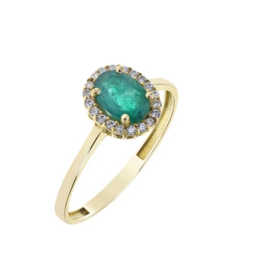 Capri Mallorca Dream  Smaragd  14kt  0.66 ct gyűrű