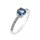 Capri Atlantic Dream Topáz 925 Ezüst  0.85 ct gyűrű