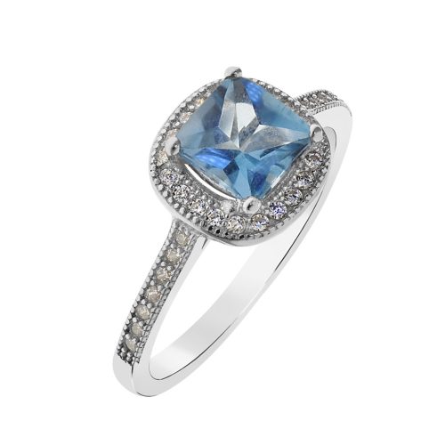 Capri Wonder of Cairo Topáz 925 Ezüst  1.29 ct Eljegyzési gyűrű