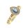 Capri Pearl Topáz  14kt  0.38ct gyűrű