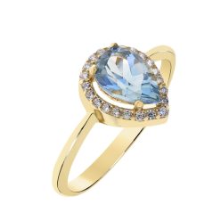 Capri La Fontana 14kt  1.46ct Eljegyzési gyűrű