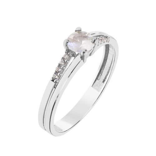 Capri San Francisco  Fehér Zafír  14kt  0.27ct Eljegyzési gyűrű