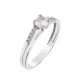 Capri San Francisco  Fehér Zafír  14kt  0.27ct Eljegyzési gyűrű