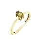 Capri Simple Elegance Króm Diopszid 14kt aranyozott 925 Ezüst 0.47ct Eljegyzési gyűrű