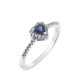 Capri Ocean Blue Zafír  925 Ezüst 0.27ct gyűrű