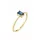 Capri Simple Baguette Topáz 14kt  0.27ct gyűrű