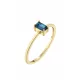 Capri Simple Baguette Topáz 14kt  0.27ct gyűrű