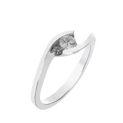   Capri INSPIRED BY DUBAI Eljegyzési Gyémánt 14kt 0.16 ct gyűrű 