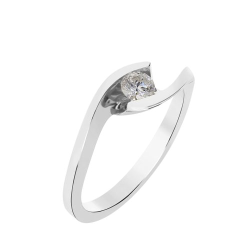 Capri INSPIRED BY DUBAI Eljegyzési Gyémánt 14kt 0.16 ct gyűrű 
