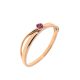 Capri Sicily Rubin  14kt  0.07ct Eljegyzési gyűrű