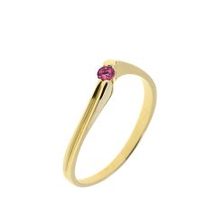   Capri Simple Elegance Rubin  14kt  0.07ct Eljegyzési gyűrű