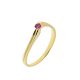 Capri Simple Elegance Rubin  14kt  0.07ct Eljegyzési gyűrű