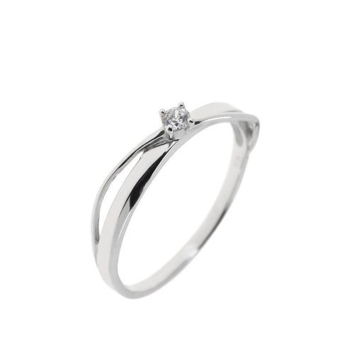Capri Sicily Gyémánt 14kt  0.07ct Eljegyzési gyűrű