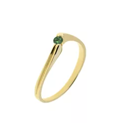   Capri Simple Elegance Smaragd  14kt  0.07ct Eljegyzési gyűrű