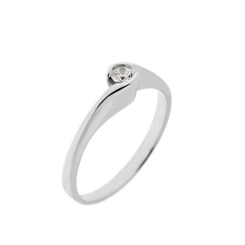 Capri Tiny Elegance Gyémánt 14kt  0.10ct Eljegyzési gyűrű