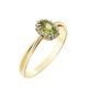 Capri Fruit of Amalfi Gyémánt és Olivin 14kt  0.08 ct és 0.51 ct Eljegyzési gyűrű