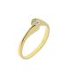 Capri Tiny Elegance Gyémánt 14kt  0.10ct Eljegyzési gyűrű