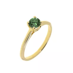   Capri Simple Perfect Smaragd  14kt  0.20ct Eljegyzési gyűrű