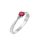 Capri Simple Elegance  Rubin  14kt  0.38ct eljegyzési gyűrű