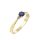 Capri Simple Elegance  Oceanblue Zafír  14kt  0.34ct Eljegyzési gyűrű