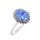 Capri The Beauty of Madagascar Topáz és Gyémánt 14kt  1.54ct gyűrű