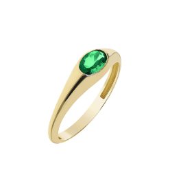 Capri Simple Elegance Smaragd  14kt  0.42ct gyűrű