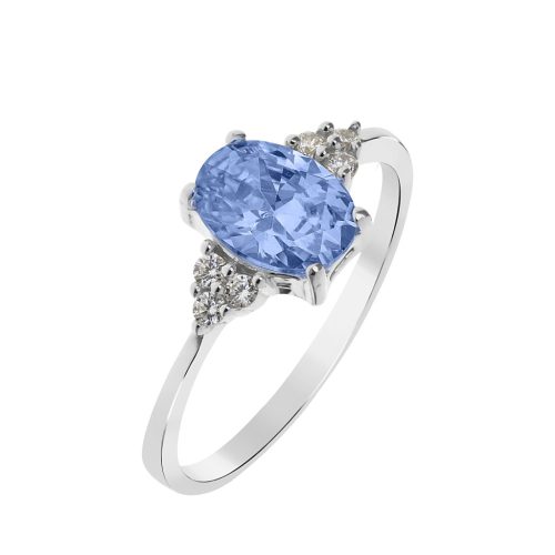 Capri Oslo Topáz  14kt  1.4ct eljegyzési gyűrű